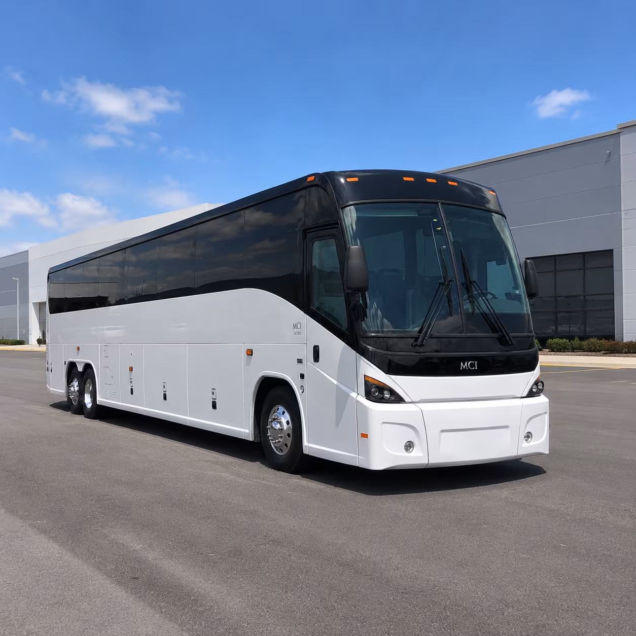 redwood city charter bus services exterior