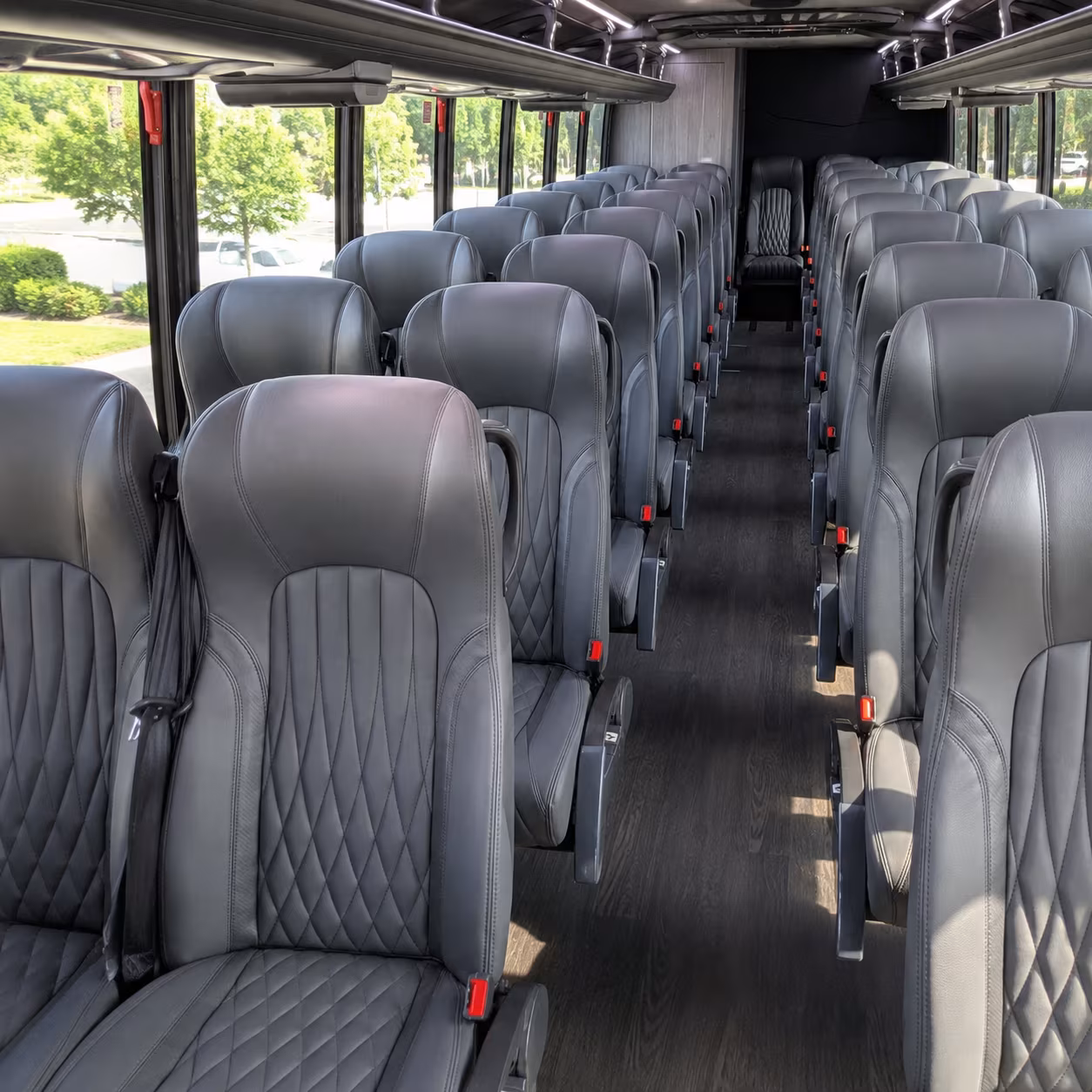 redwood city corporate event transportation onboard seating