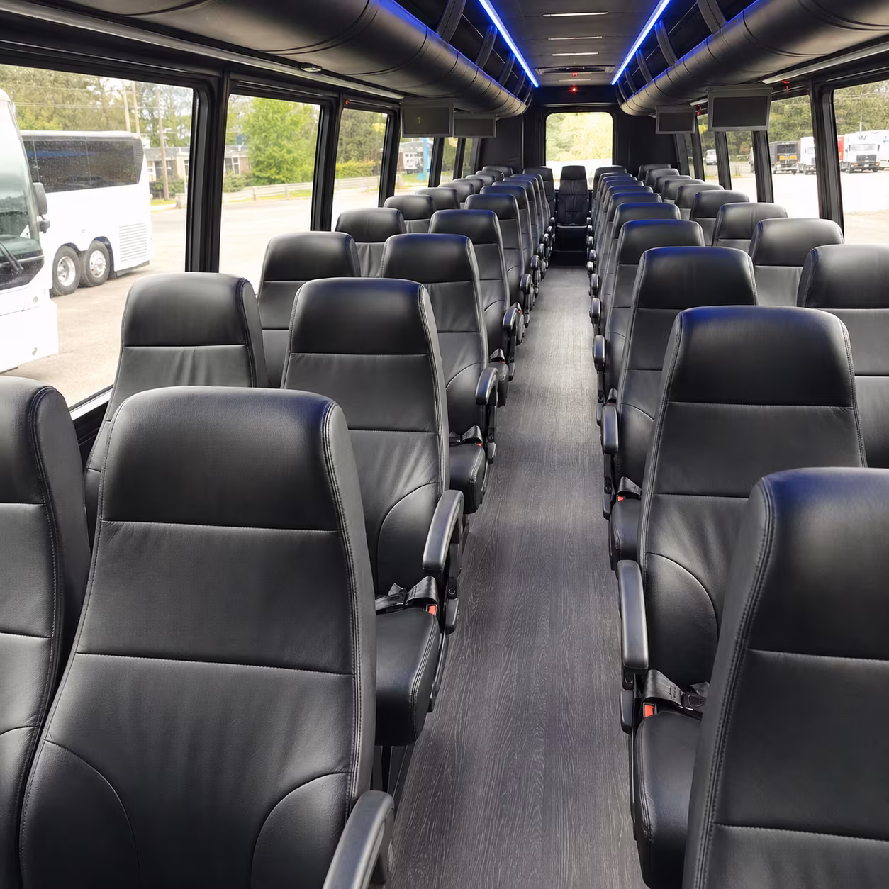redwood city employee transportation onboard seating
