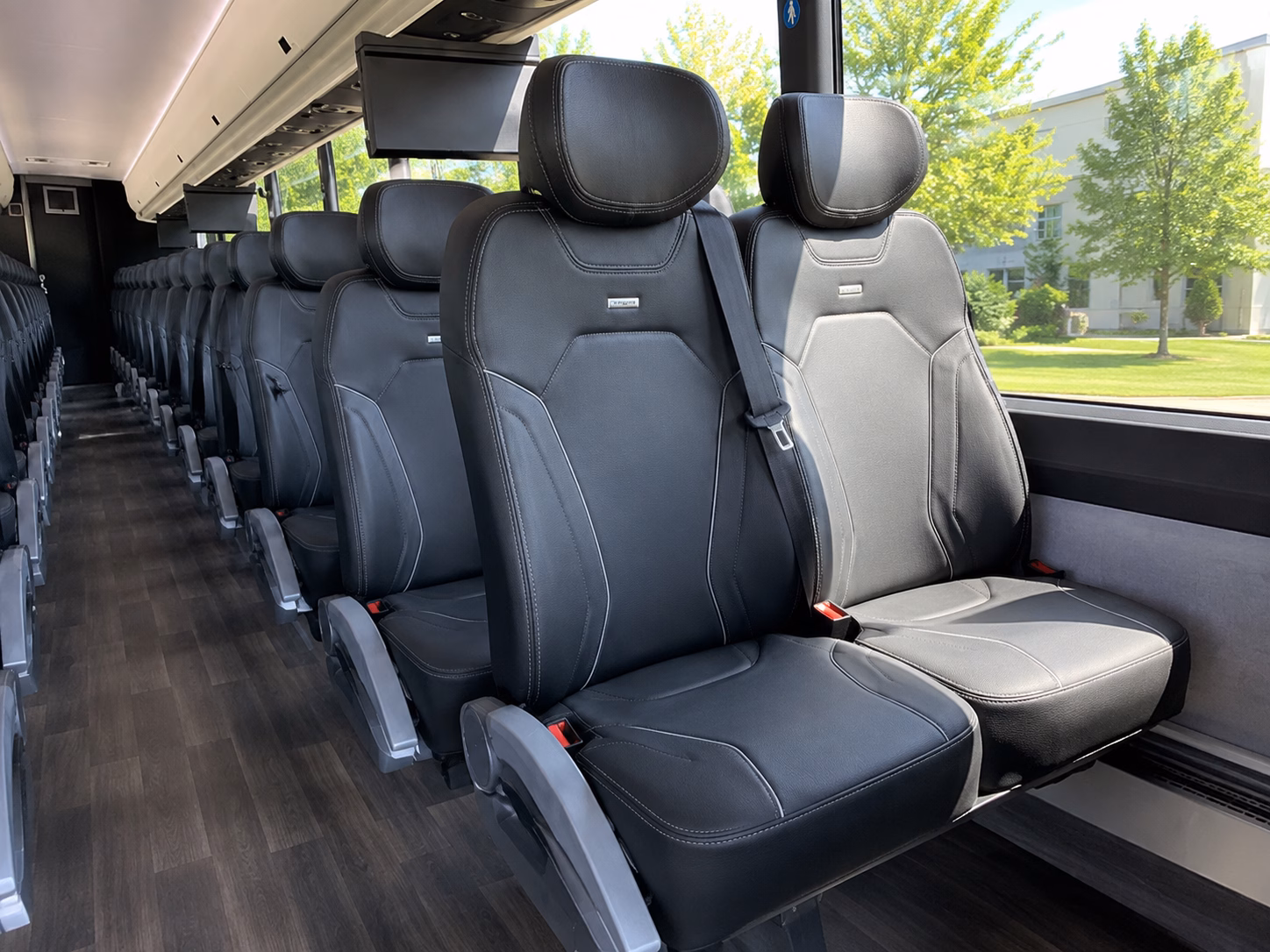 redwood city school event transportation onboard seating
