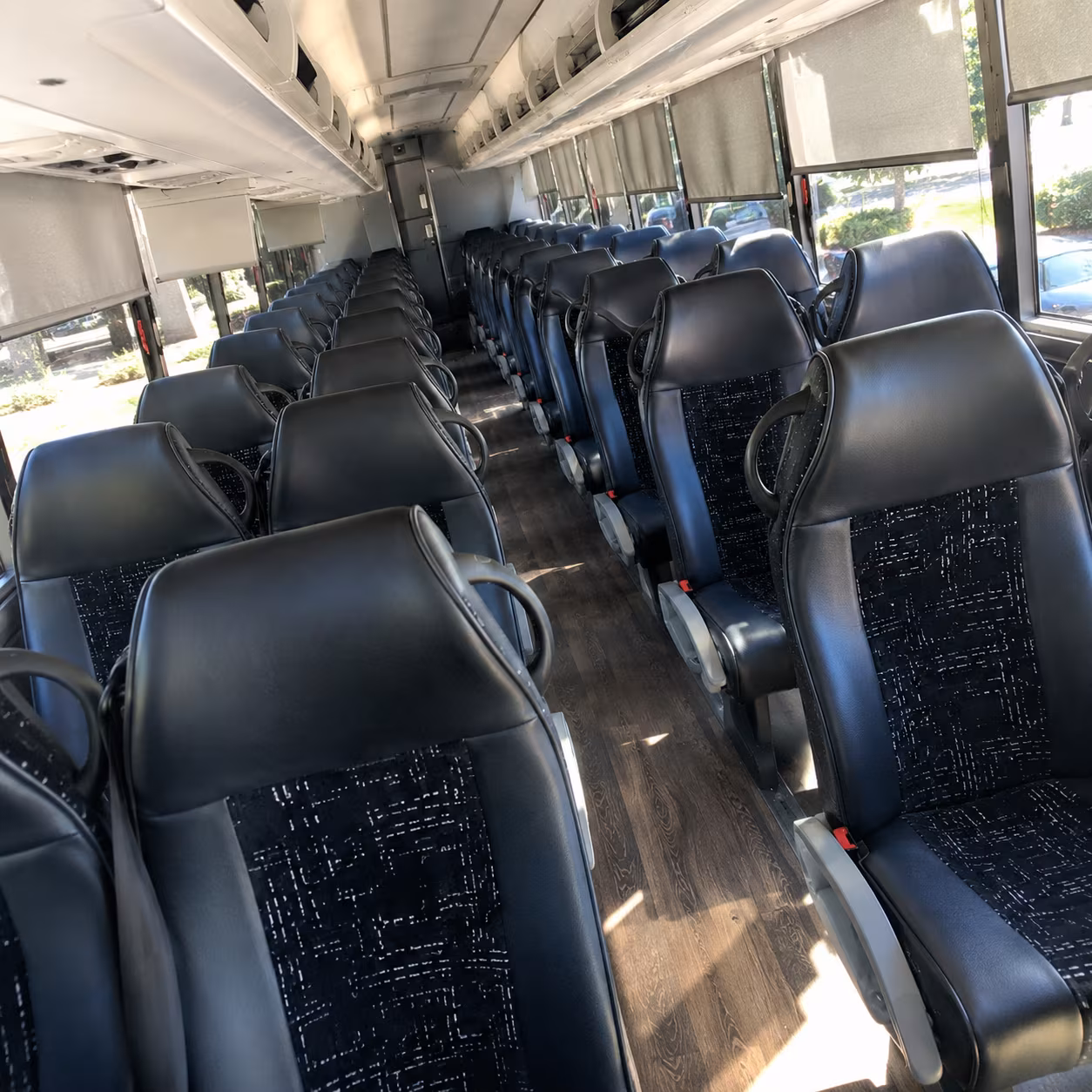 redwood city sporting event transportation onboard seating